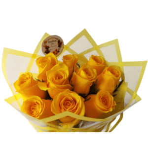 Ramo de 10 Rosas Amarillas