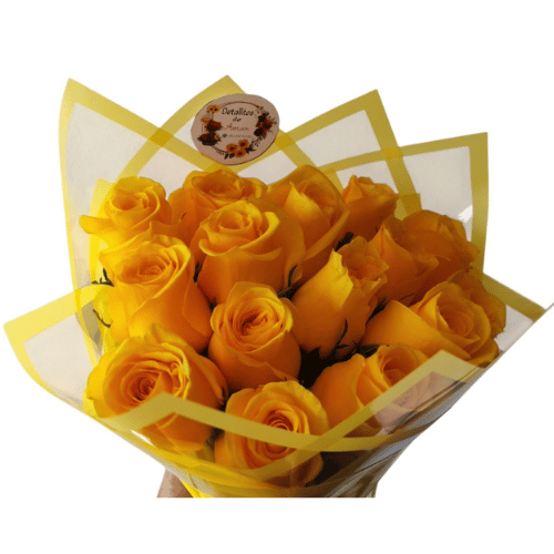 Ramo de 15 Rosas Amarillas