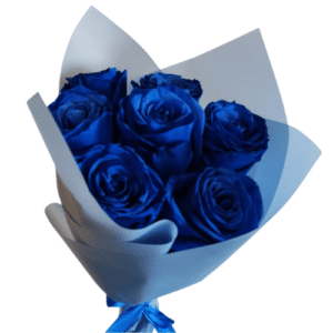 Ramo de 7 Rosas Azules