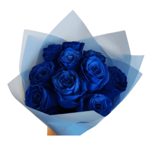 Ramo de 10 rosas Azules