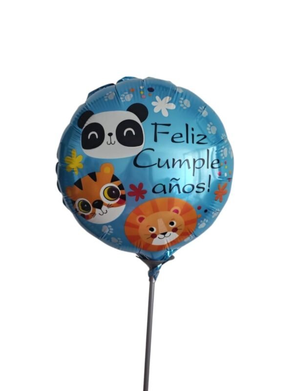 Globo Feliz Cumpleaños de animales